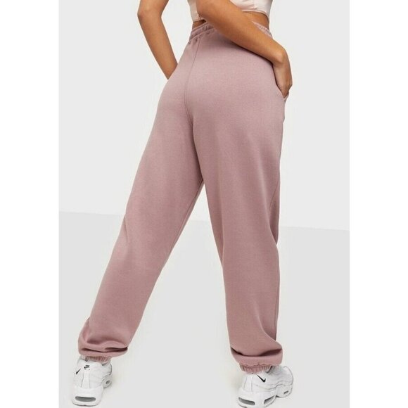 Missguided Women Pants Fleece Warm Joggers  Pink Size  2 - Picture 2 of 12